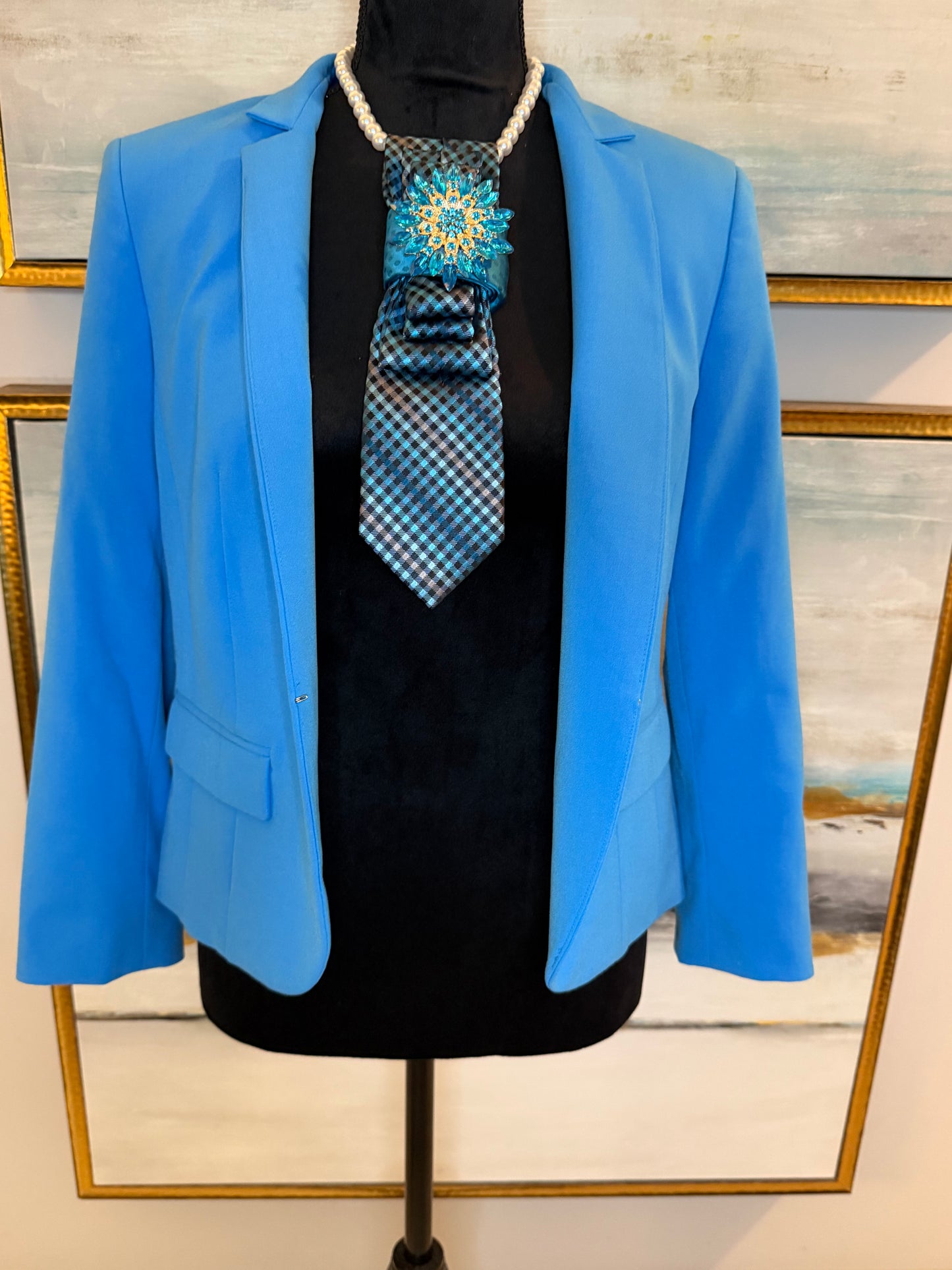 Nine West Teal Size 8 (No Stretch) tie not included