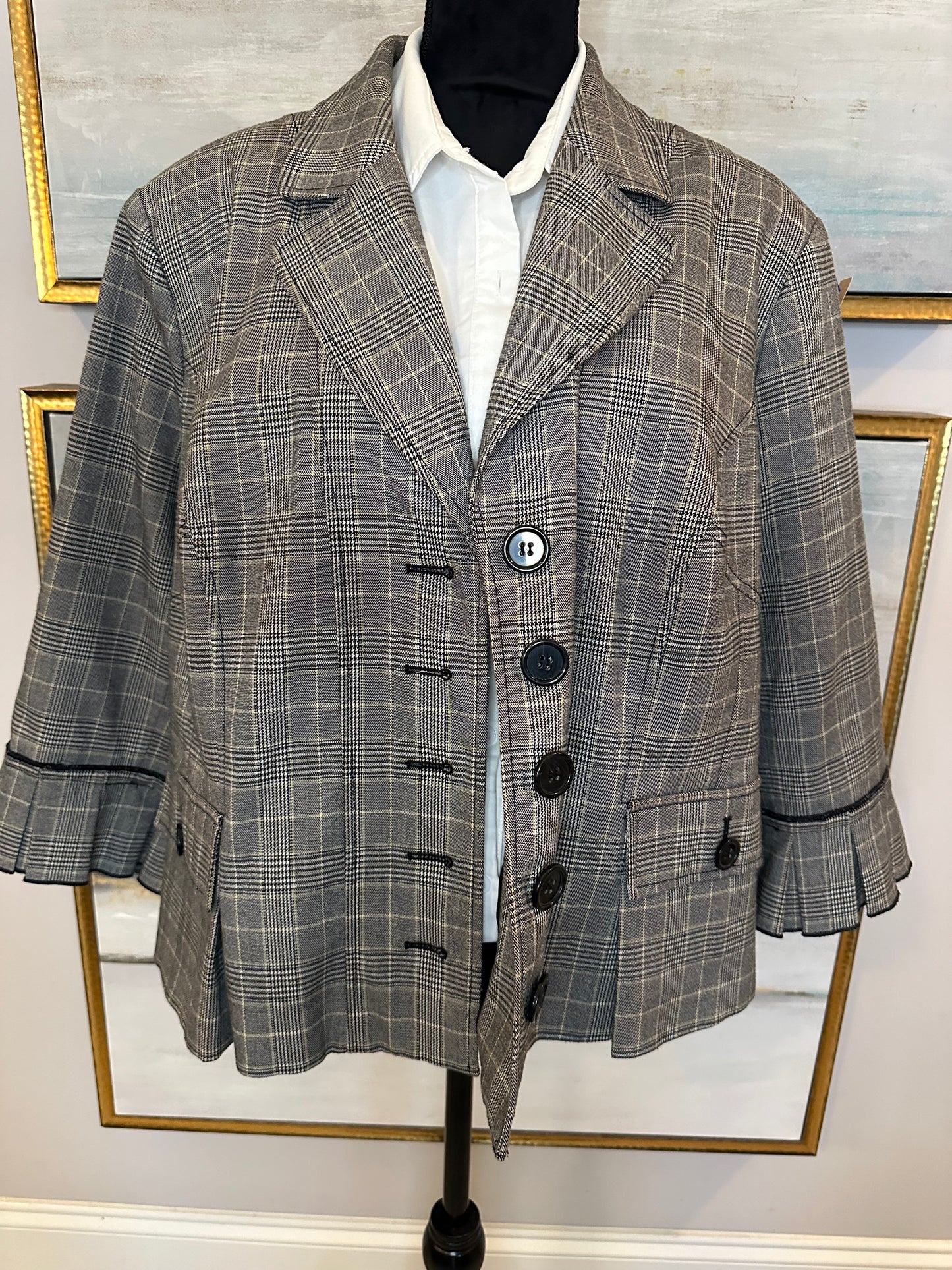 Lane Bryant Plaid Size 24 (No Stretch)
