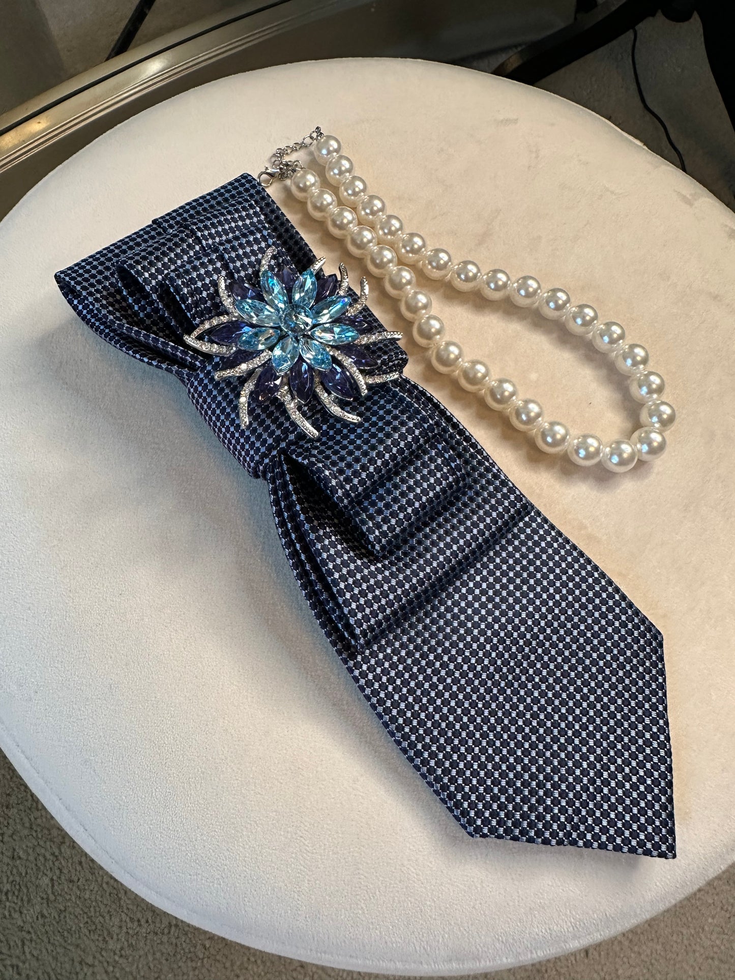 Navy Ice Weave
