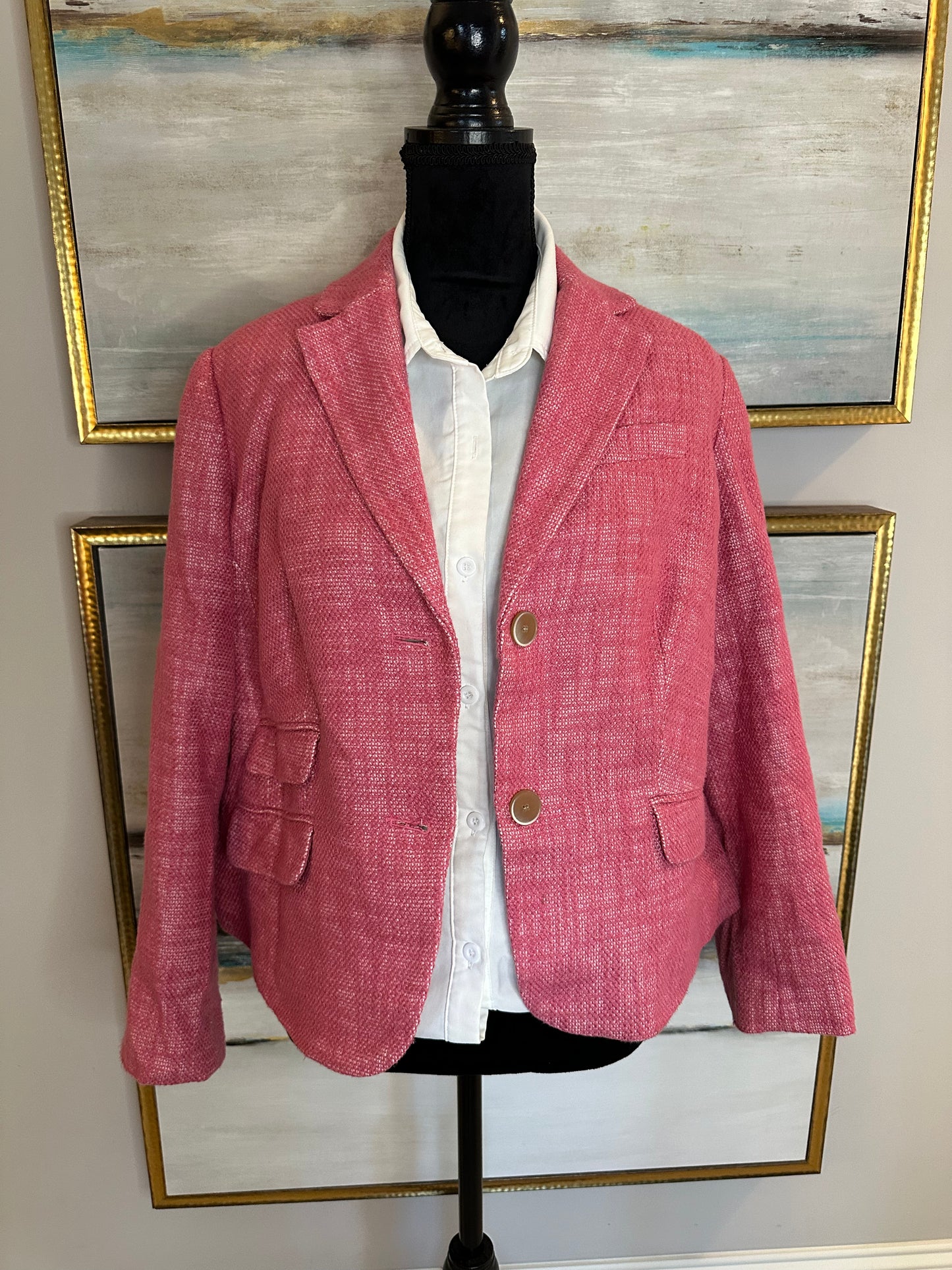 Talbots Pink no stretch Size 12w
