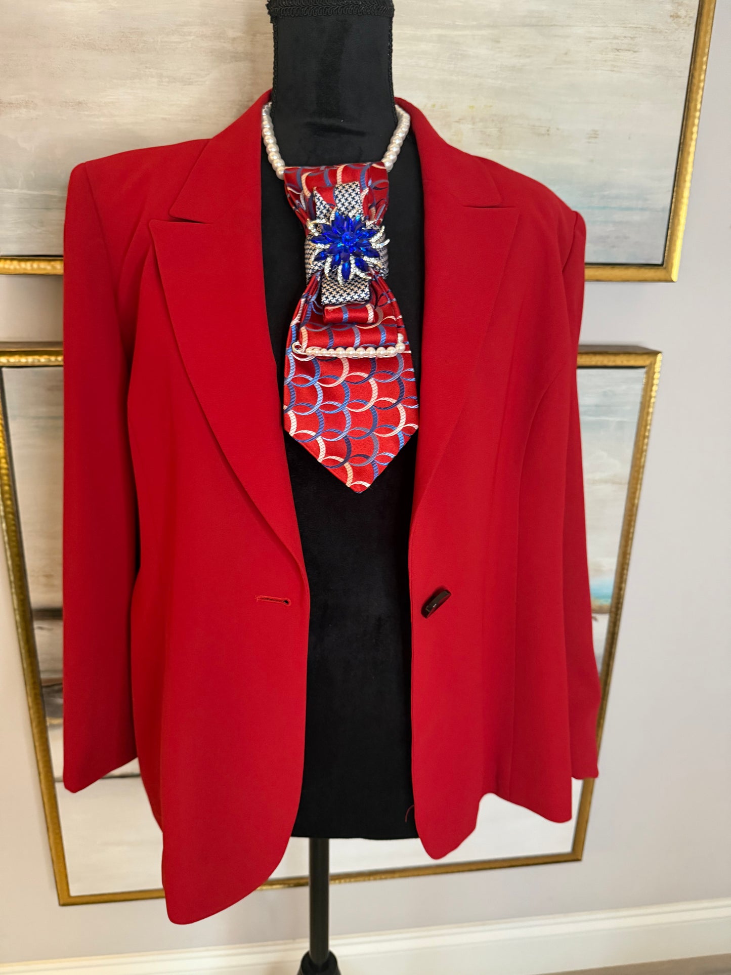 Kasper Red  Size 16p (No Stretch) tie not included