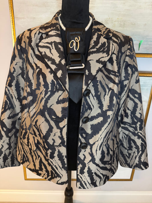 Lesuit Zebra Print Size 16w (No-Stretch)