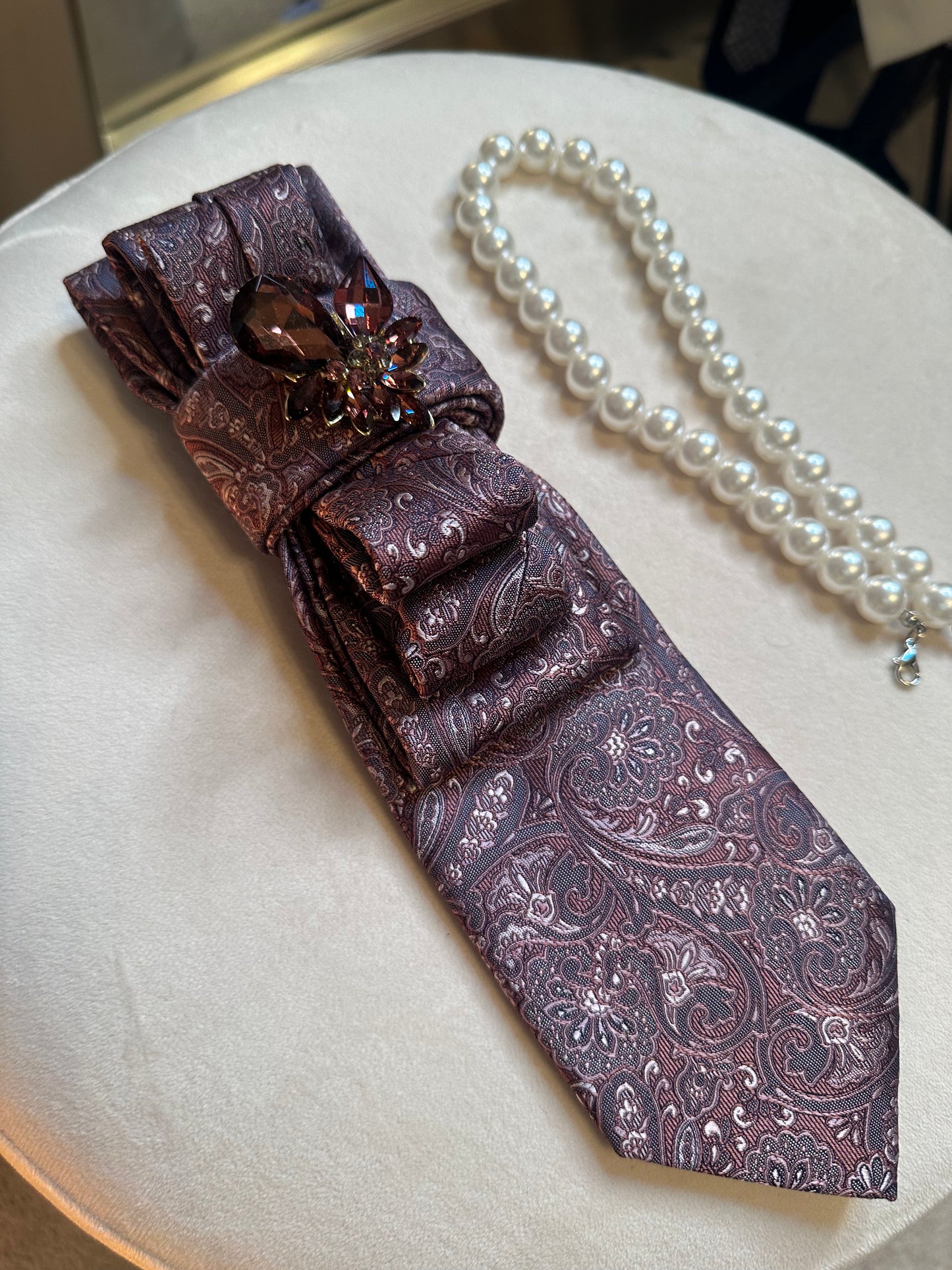 Smoked Amethyst Paisley