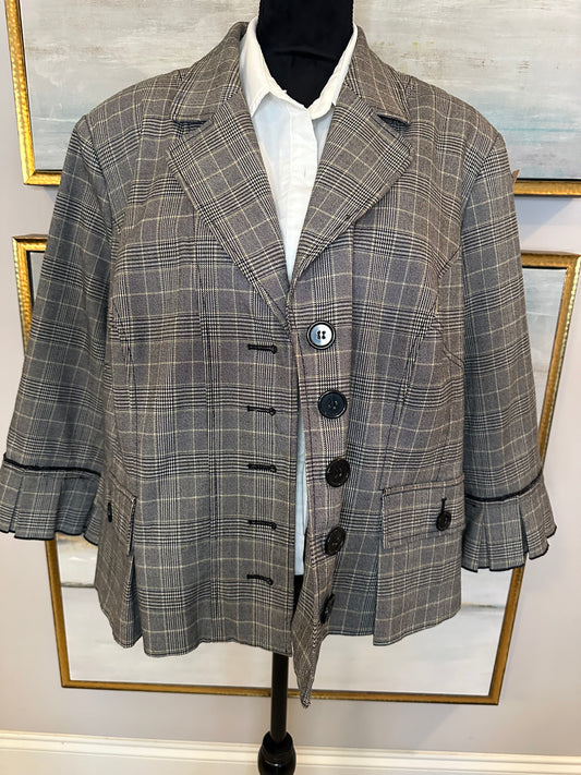 Lane Bryant Plaid Size 24 (No Stretch)