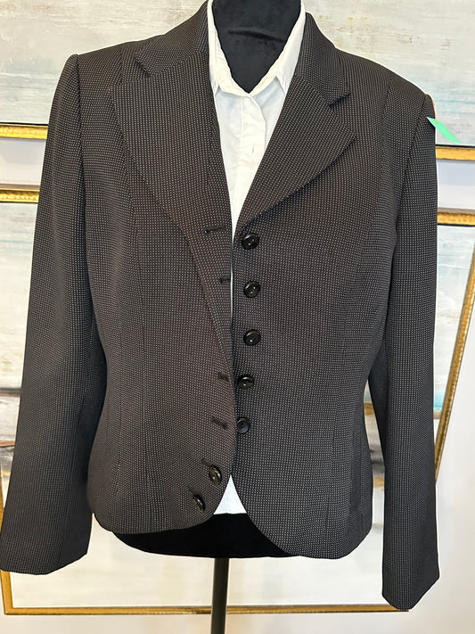 Liz Claiborne Black With Dots Size 14(No Stretch)