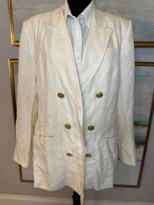 Talbot Cream Lenin Size 12 (No Stretch)