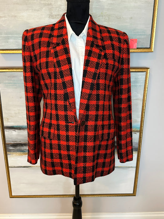 Red and Black Size 4 (No Stretch)