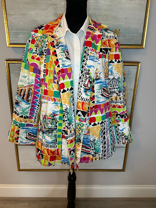 Havre Bernard Coloful Size 16w (No Stretch)