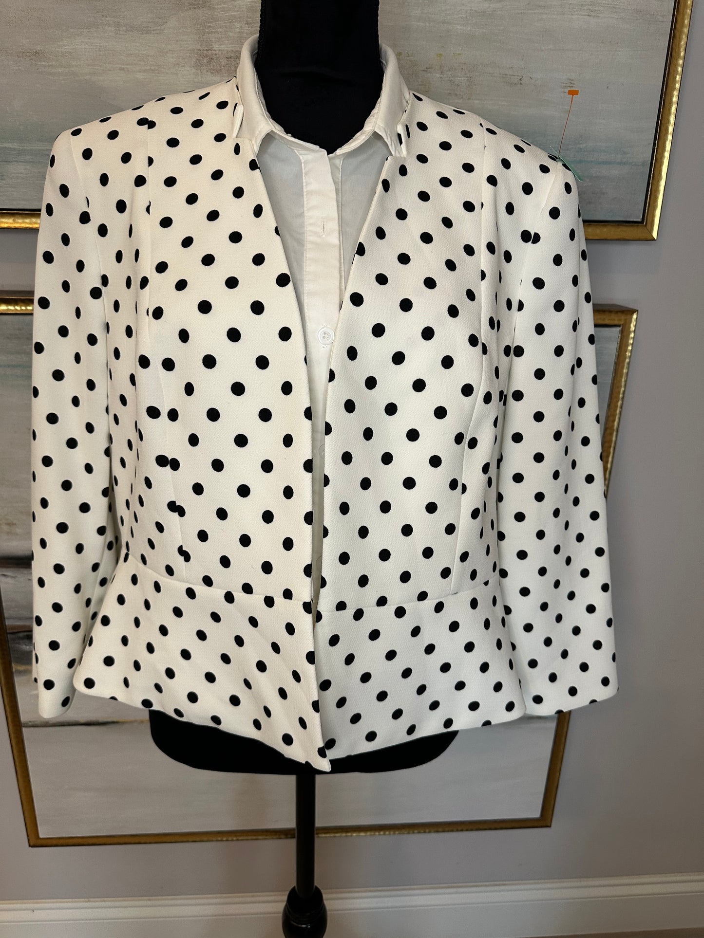 Nine West Polka Dot Size 16 (No Stretch)